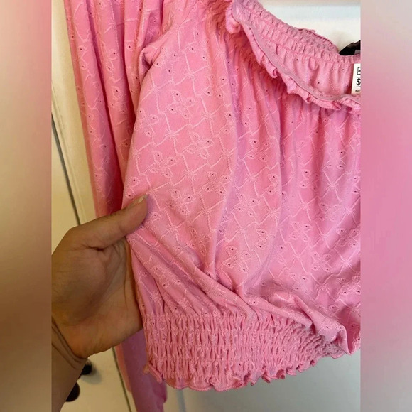 Nwt H&M Divided Baby Pink Crop Top - Picture 3 of 4